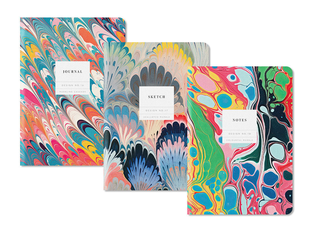 Set aus 3 Notizheften Kaleido Set No. 5 von Ohh Deer